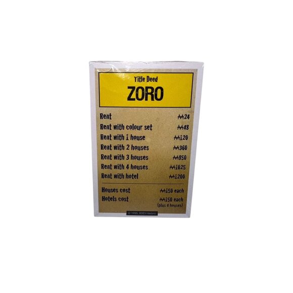 New Hasbro Monopoly One Piece Board Game Pack Title Deed Flag Chest Cards Parts - Picture 1 of 6